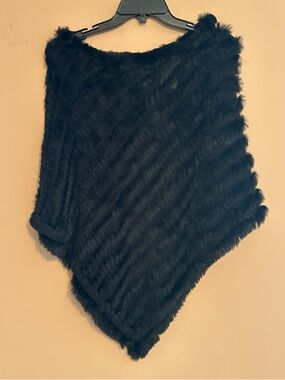 Wilson’s Leather Maxima Fur and Knit Poncho